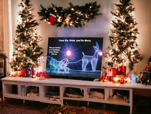 Christmas Party Invitation Cards #0111