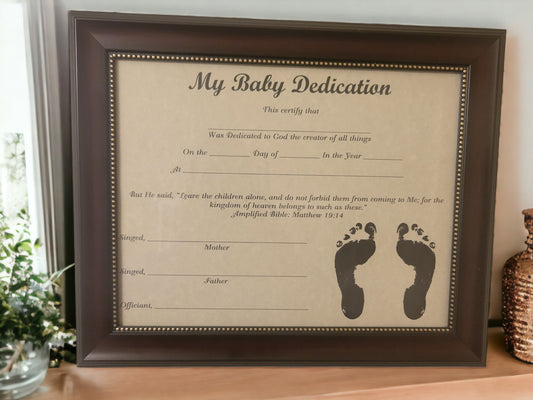My Baby Dedication Instant Digital Download #02