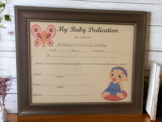 My Baby Dedication Instant Digital Download #06