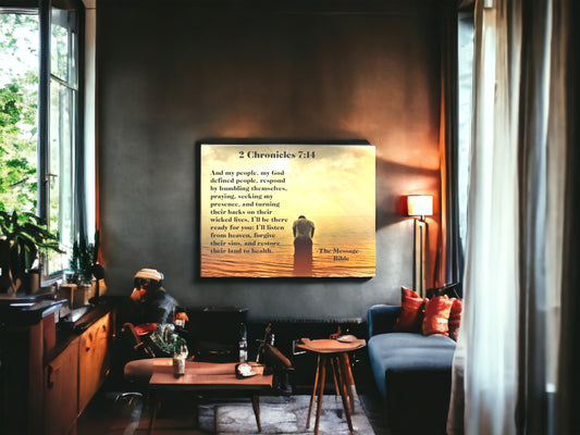 2 Chronicles 7:14 22 X 28 Wall Poster