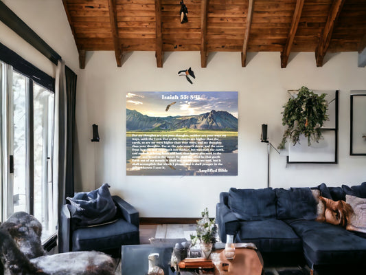 Isaiah 55: 8-11 22 X 28 Wall Poster