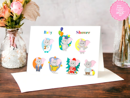 Baby Shower Invitation Cards Boy/Girl #05