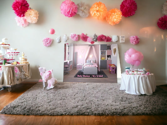 Baby Shower Invitation Cards It's A Girl #02