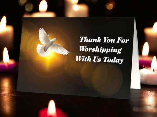 Thank You For Worshipping With Us Today