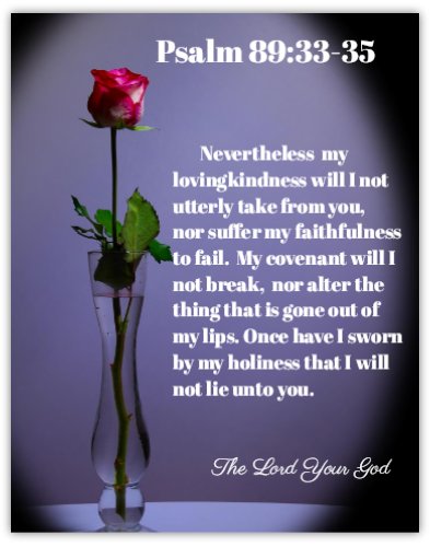 Psalm 89:33-35