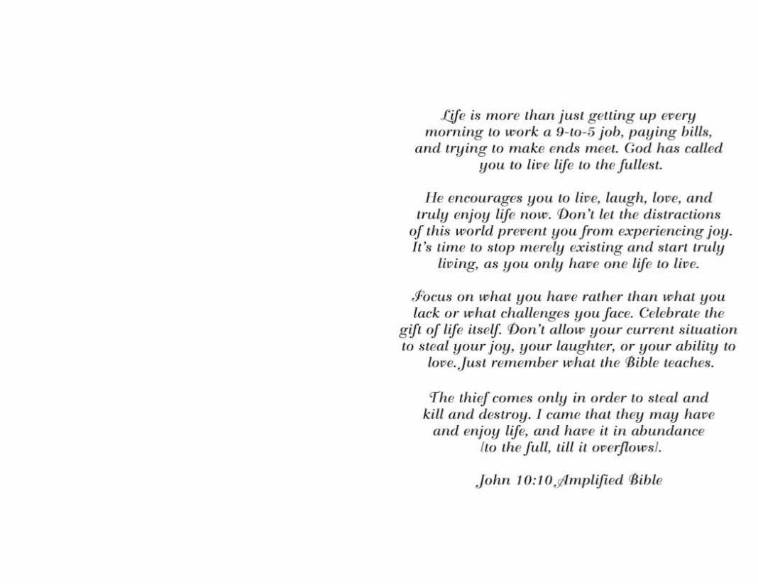 Live, Laugh, Love and Enjoy Life #3