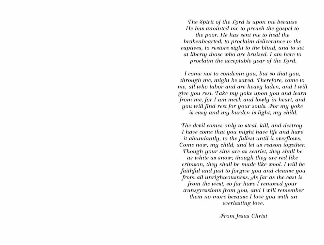 A Love Letter From Jesus Christ 2 You