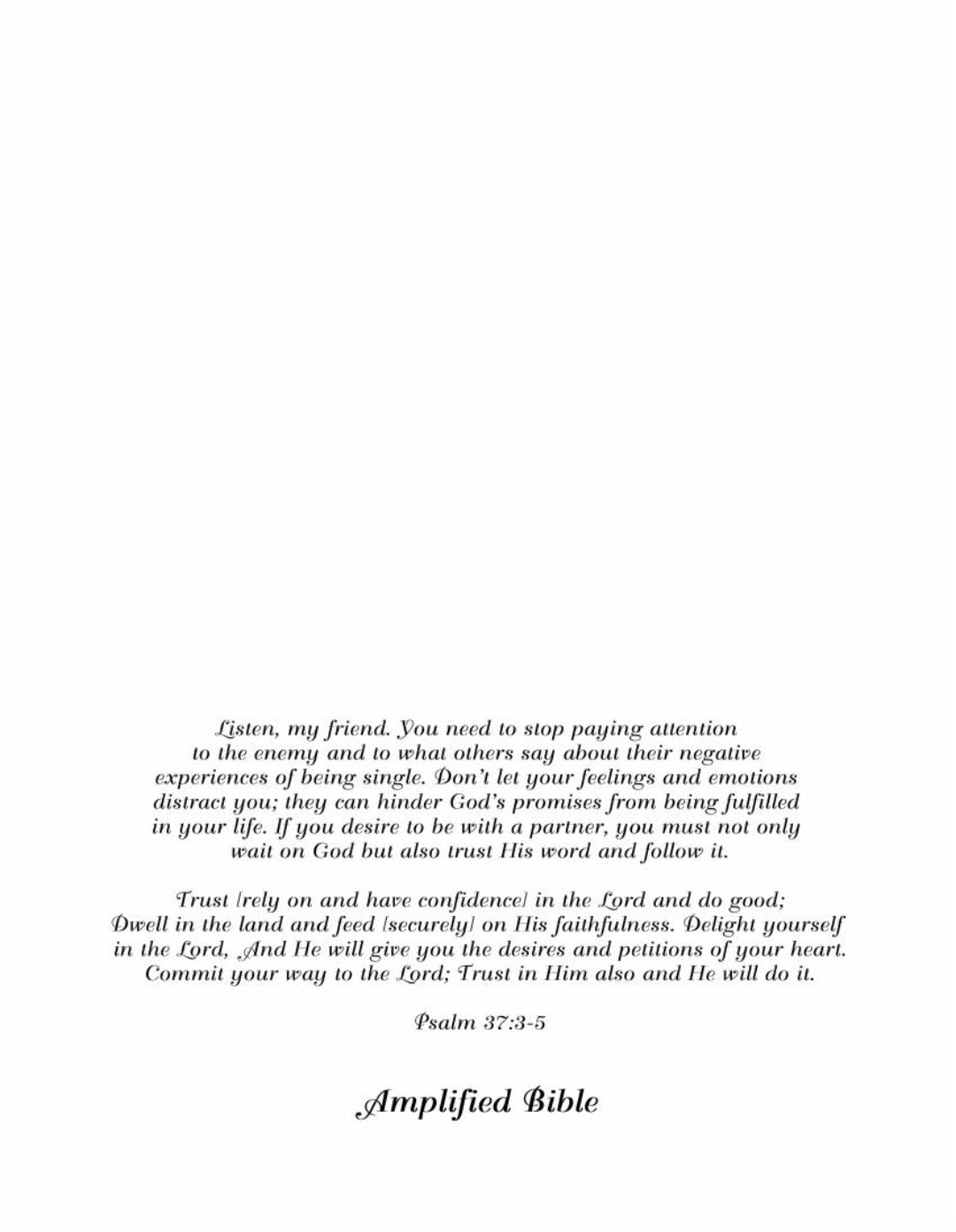 To My Single Friend #06