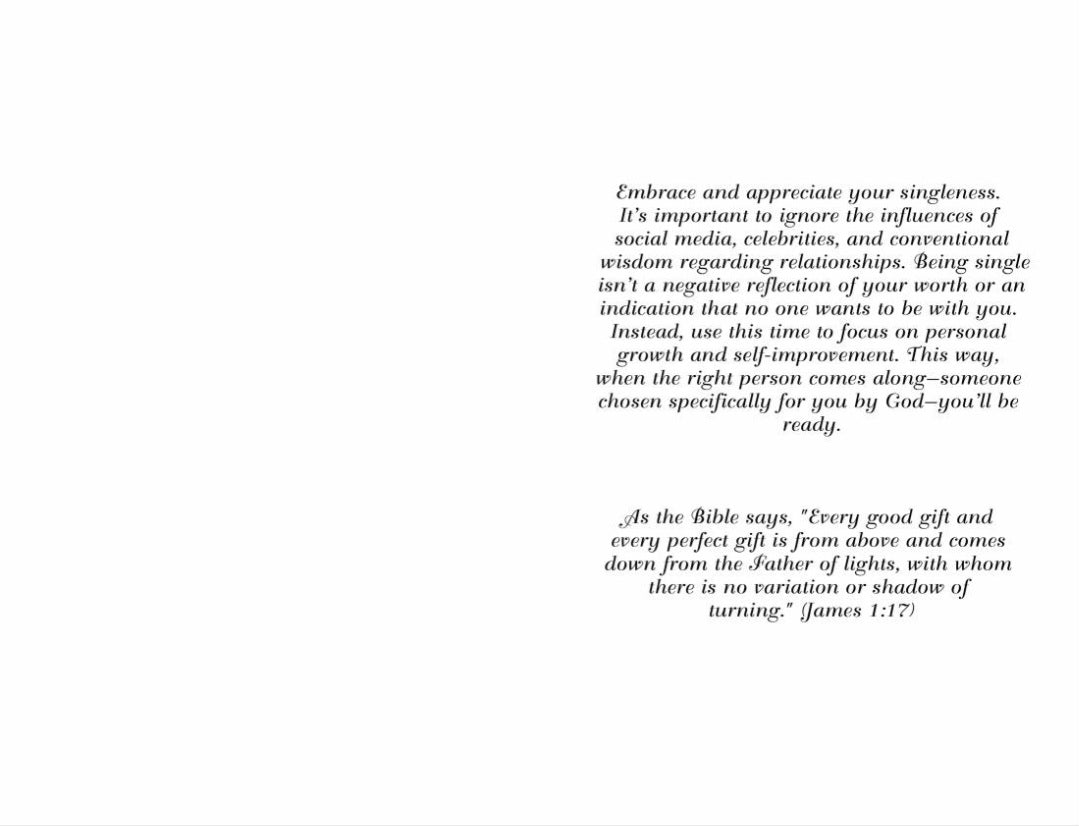 Love Your Singleness #09