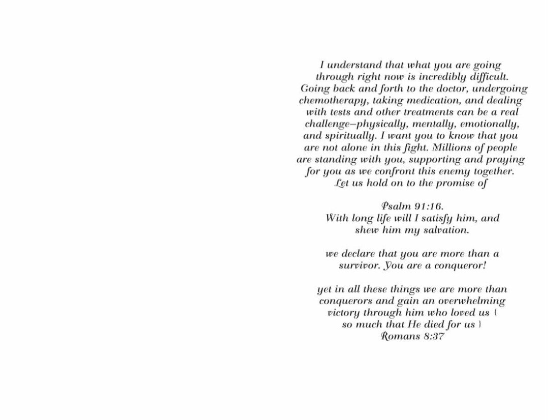 For Those Who Are Battling With Cancer #1