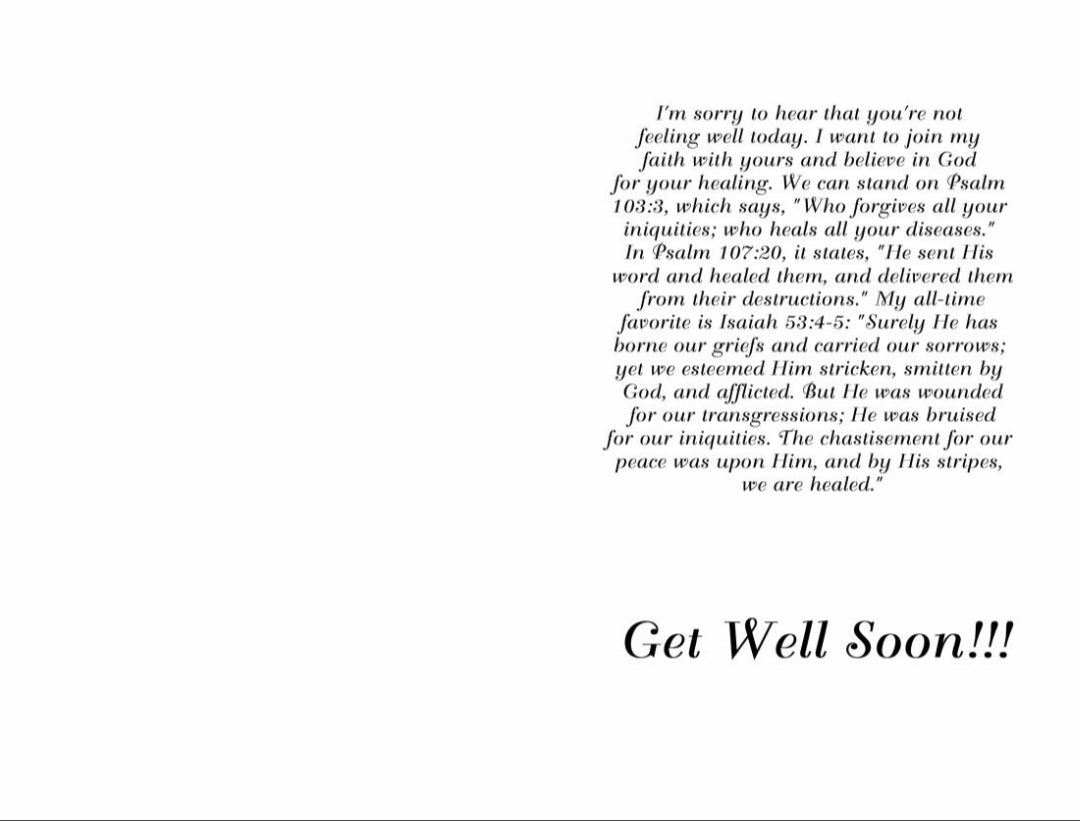 Get Well Prayer #2