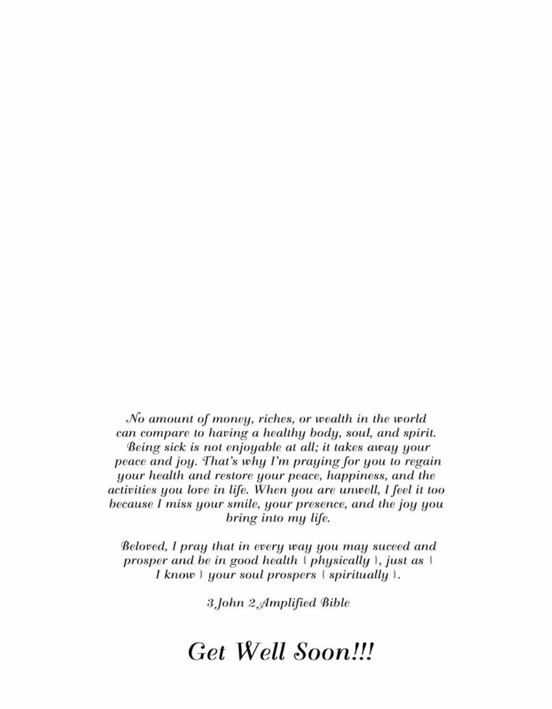 I Heard You Weren't Feeling Well #6