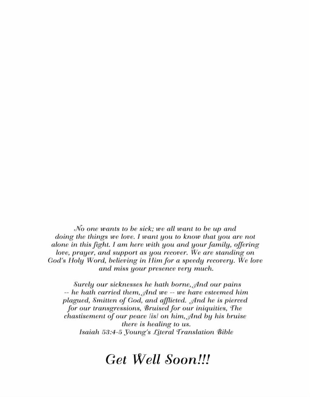 I'M Praying For Your Recovery #4