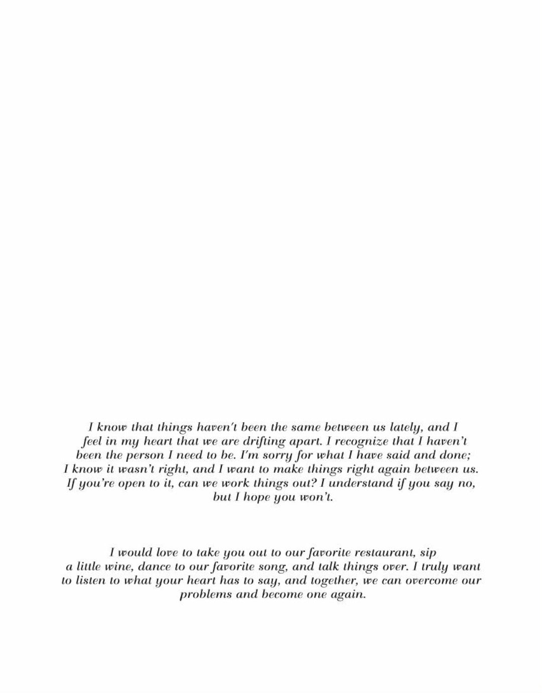 Let's Work Things Out