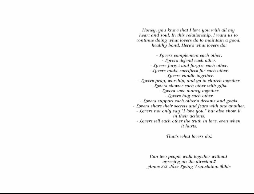 Let's Do What Lover's Do