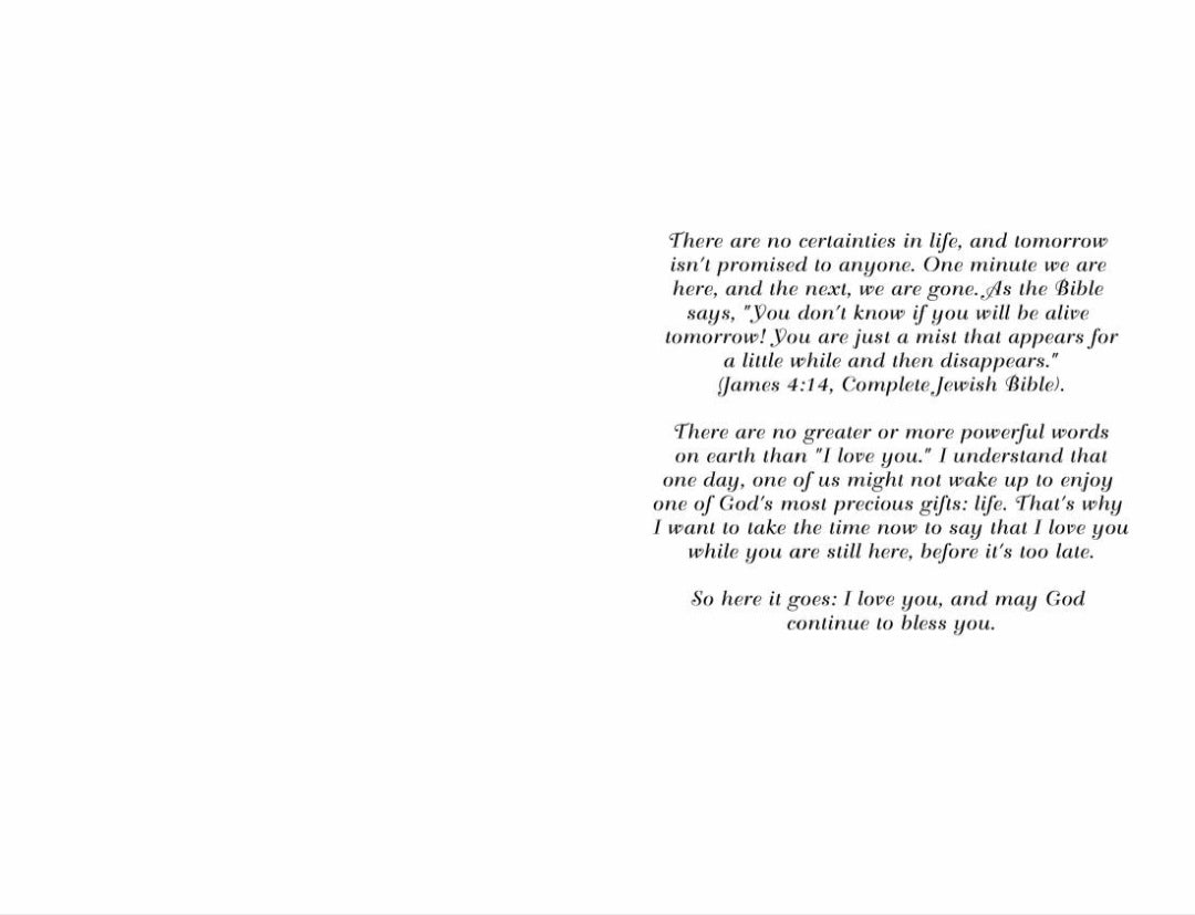 Telling The one You Love That You Love