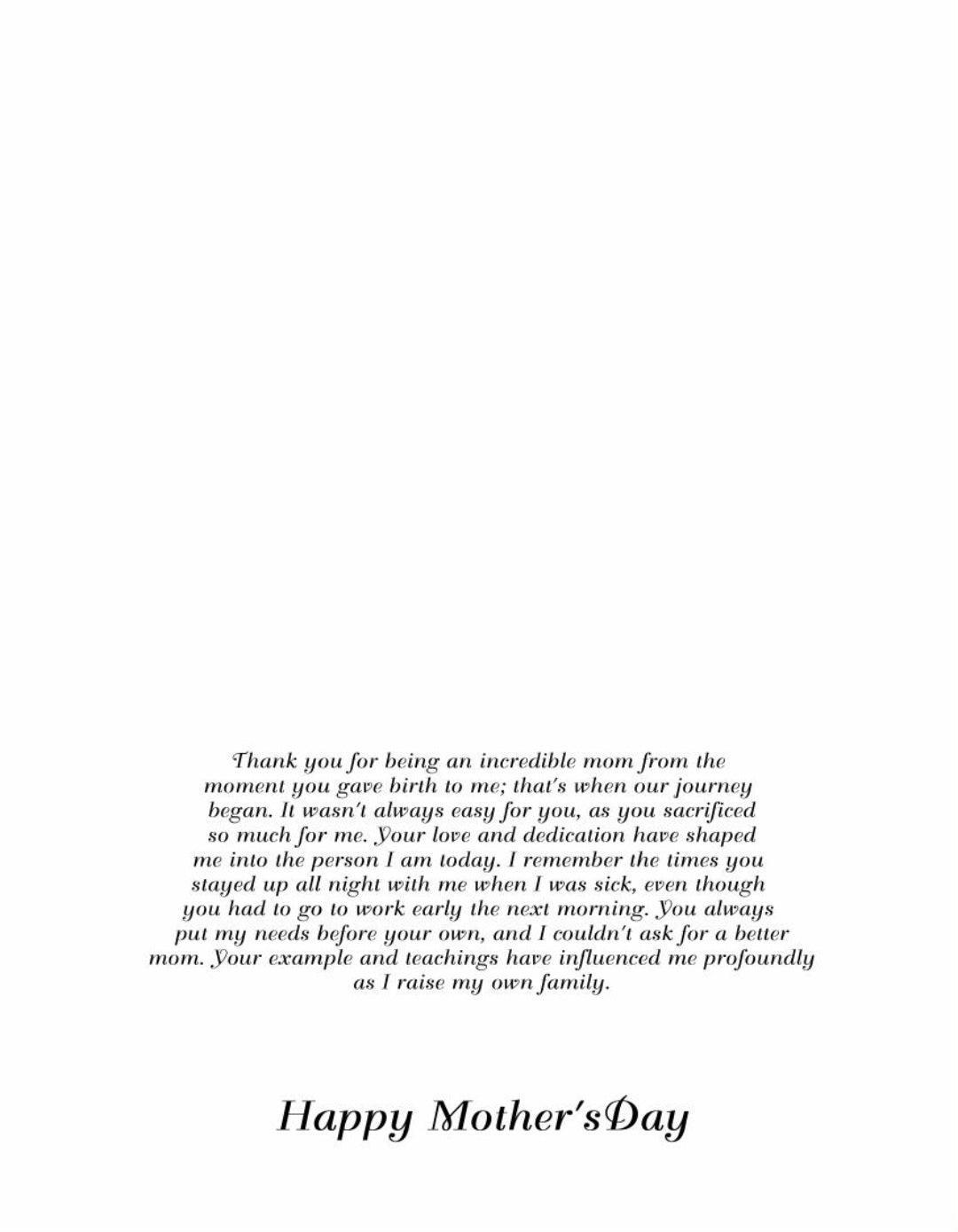 Happy Mother's Day Card #8