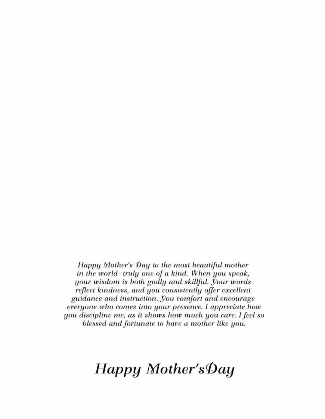 Happy Mother's Day Card #1
