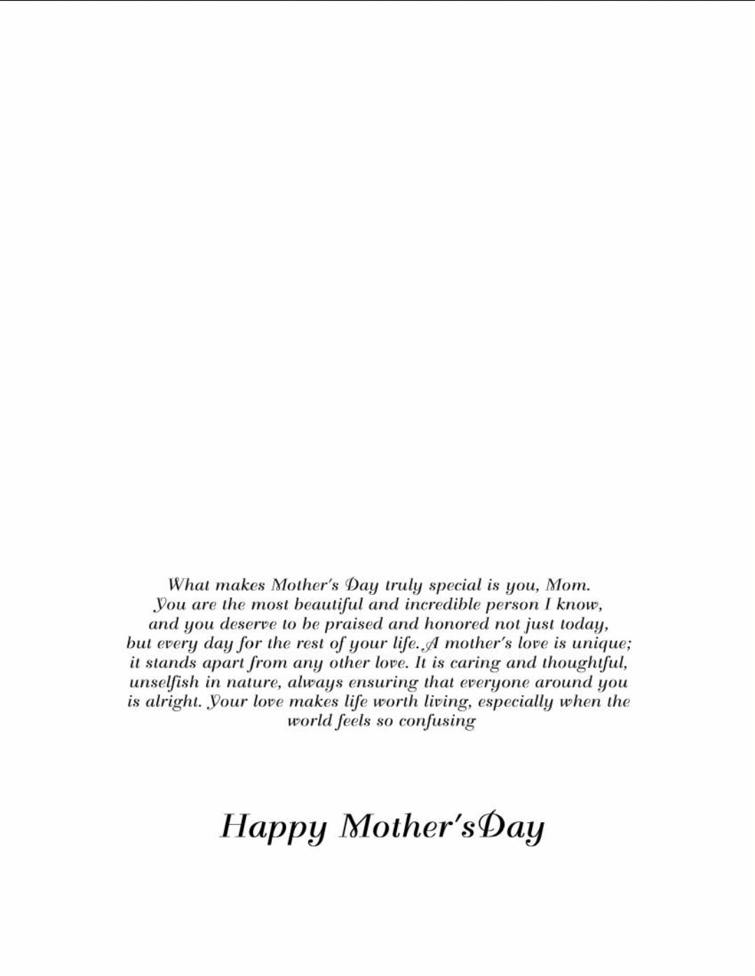 Happy Mother's Day Card #3