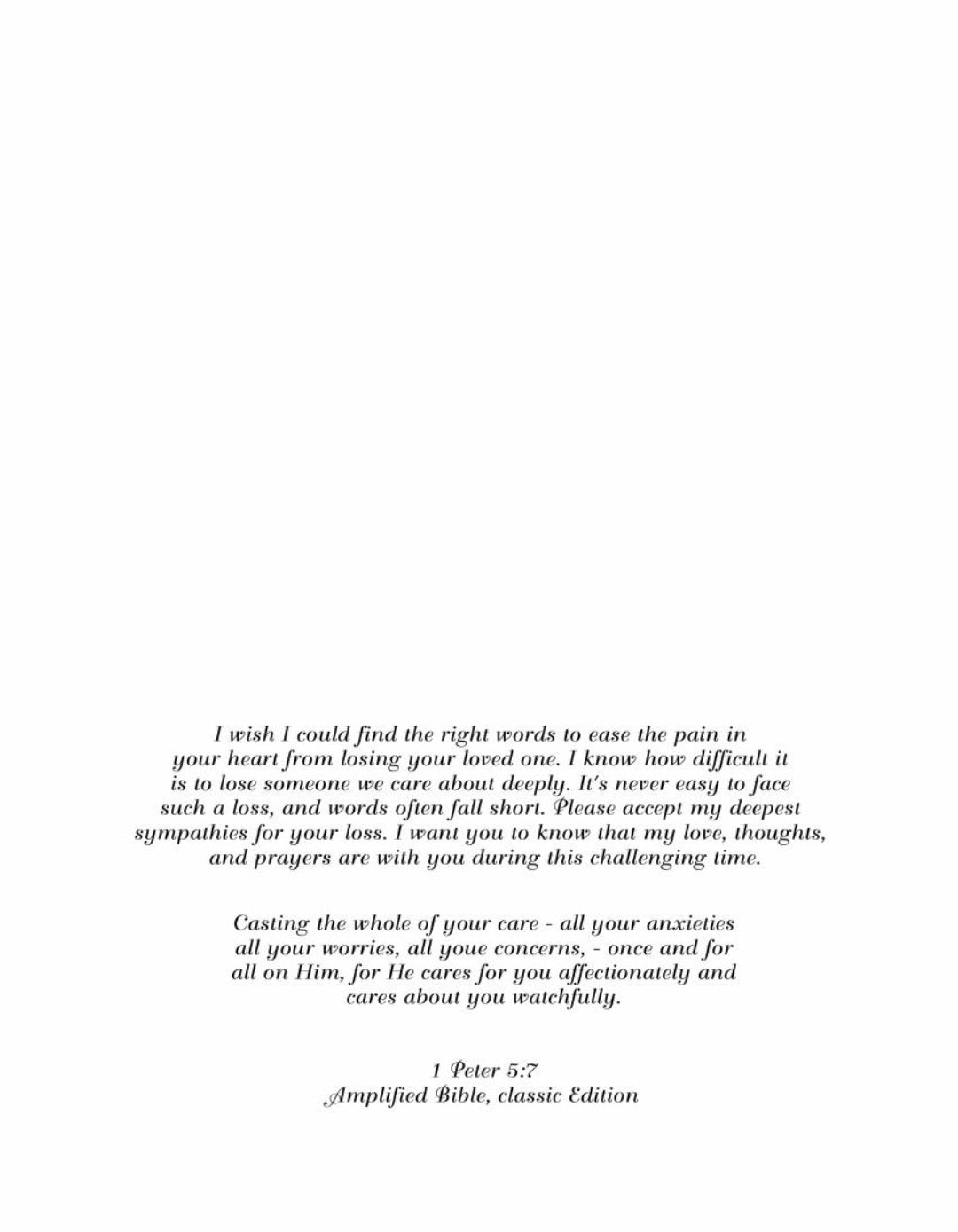 My Deepest Condolences #9