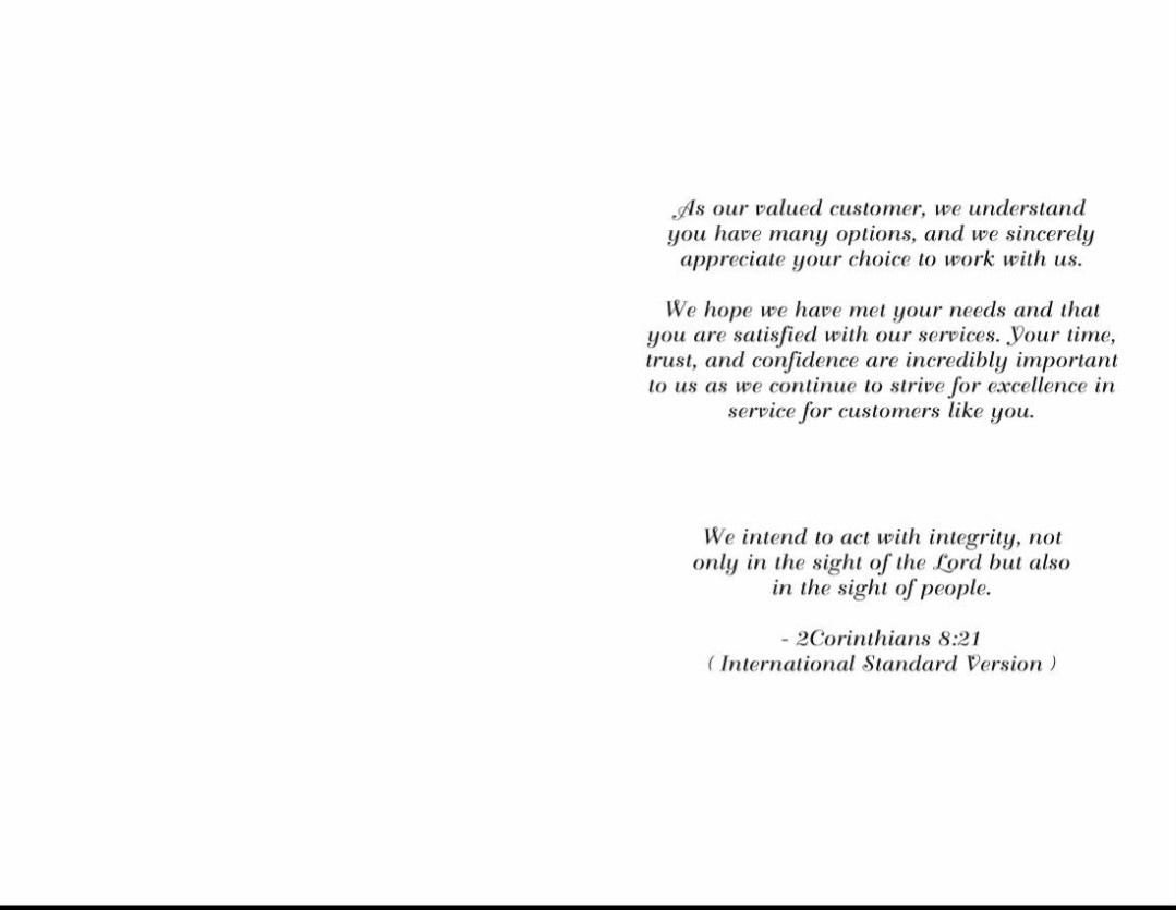 We Thank You For Your Business #07