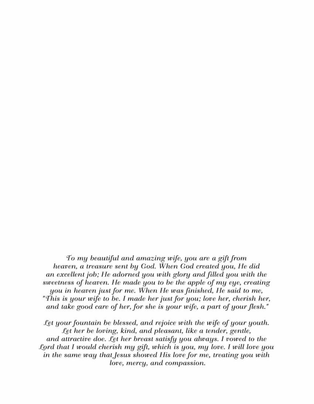 To My Beautiful Wife #078