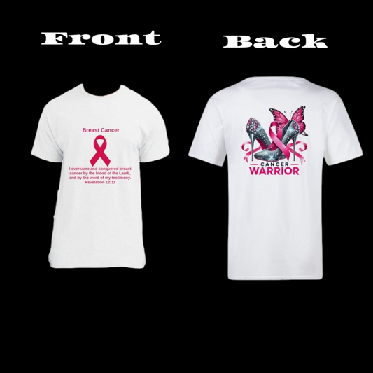 Breast Cancer Fruit of the Loom® Unisex T-Shirt Rev 12:11 #2