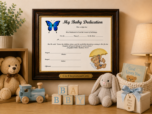 My Baby Dedication Instant Digital Download #28