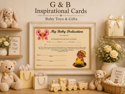 My Baby Dedication Instant Digital Download #010