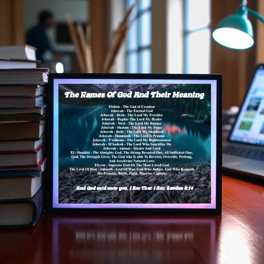 The Names Of God 22 x 28 Wall Poster