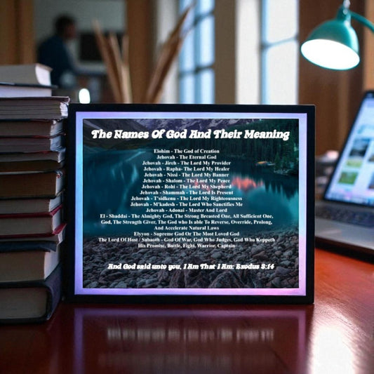 The Names Of God 22 x 28 Wall Poster