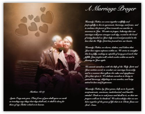A Marriage Prayer - 22 x 28 Wall Poster