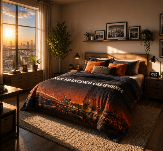 San Francisco California 60 x 80 Fleece Blanket