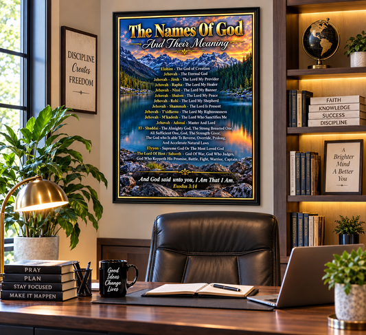 The Names Of God 18 x 28 Wall Poster