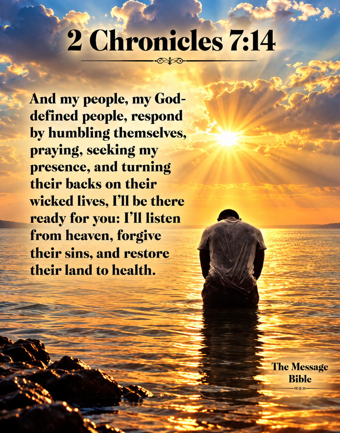 2 Chronicles 7:14 18 X 28 Wall Poster
