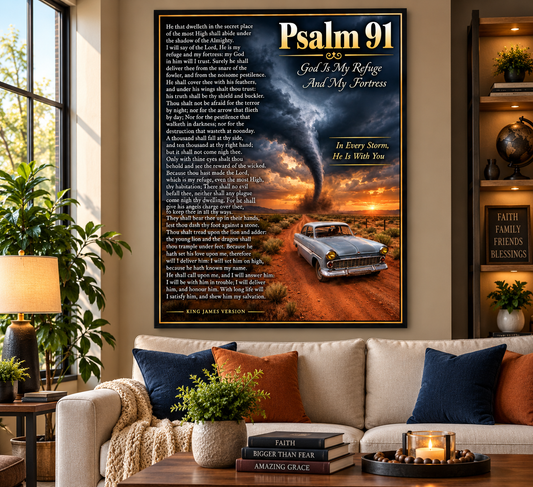 Psalm 91 18 x 28 Wall Poster