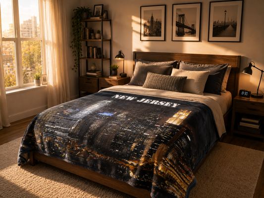 New Jersey 60 x 80 Fleece Blanket