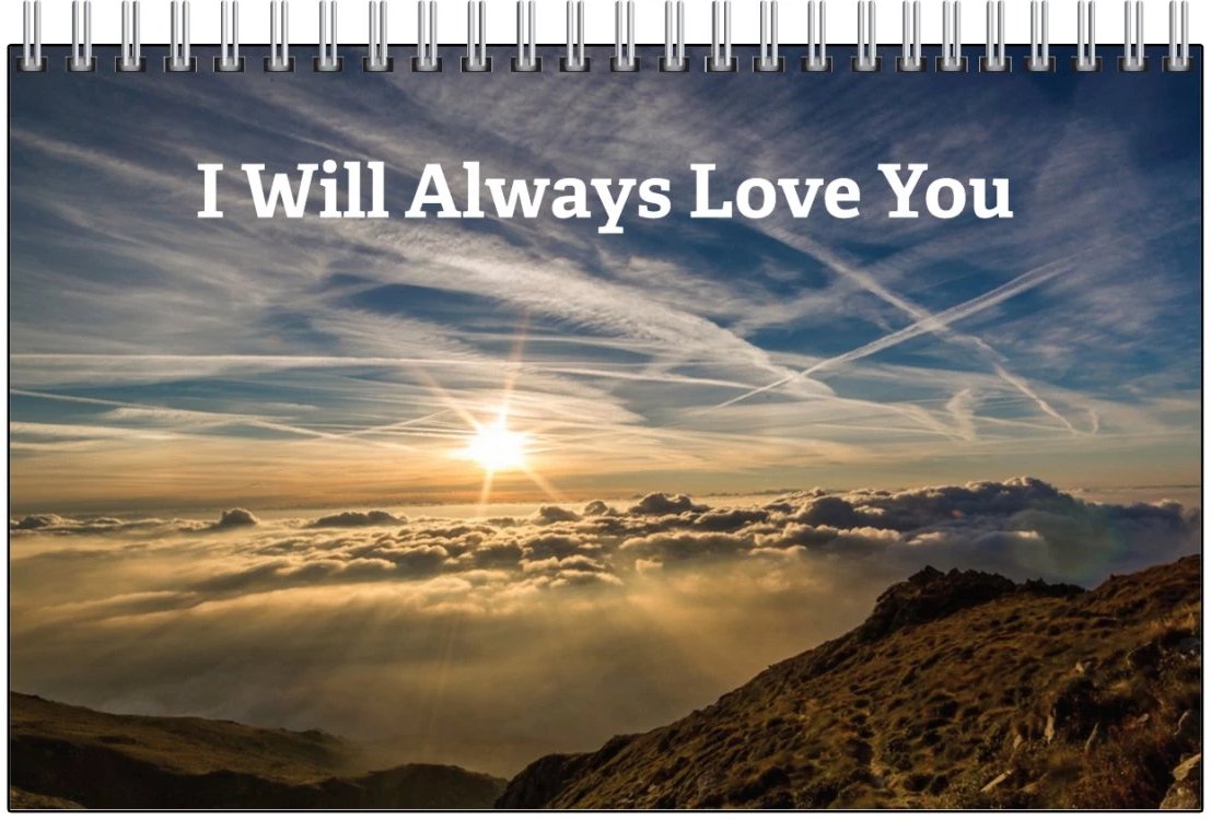 I Will Always Love You Gift Set.