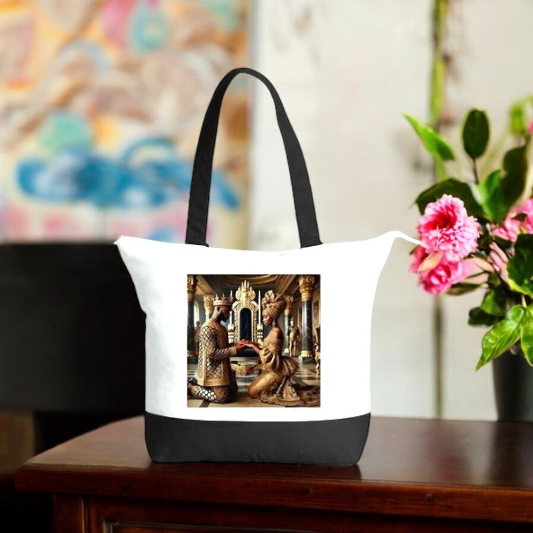 Afro Queen Tote Bag