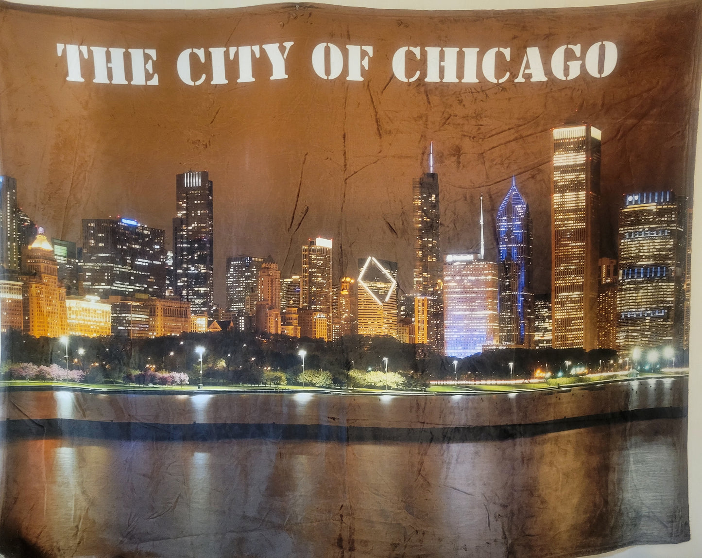 The City Of Chicago 60 x 80 Fleece Blanket