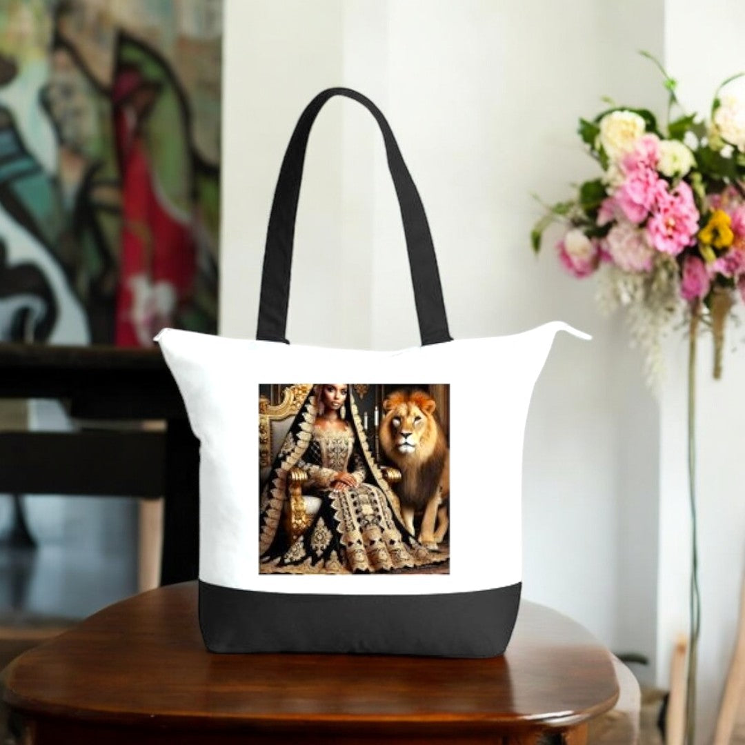 Afro Queen Tote Bag