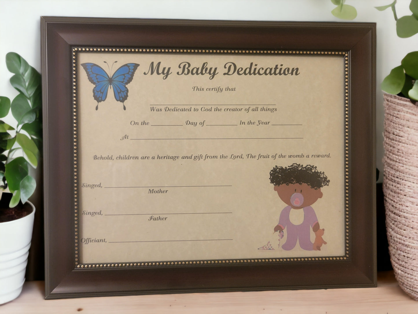 My Baby Dedication Instant Digital Download #04