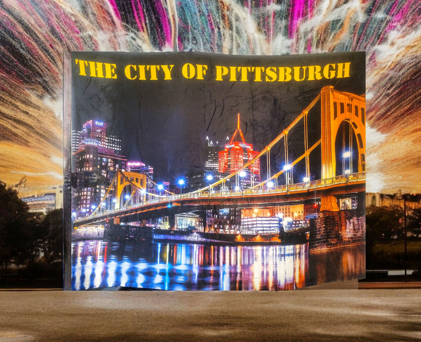 The City Of Pittsburgh 60 x 80 Fleece Blanket