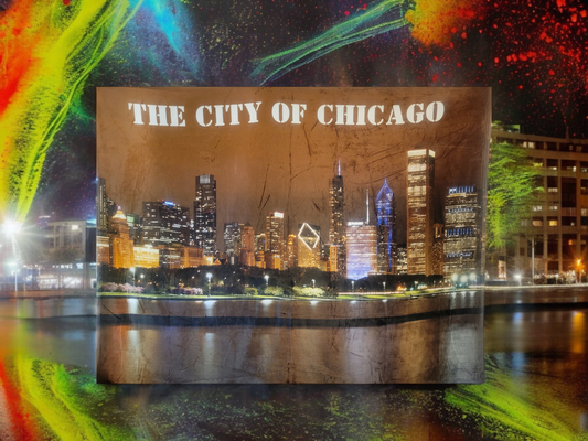 The City Of Chicago 60 x 80 Fleece Blanket