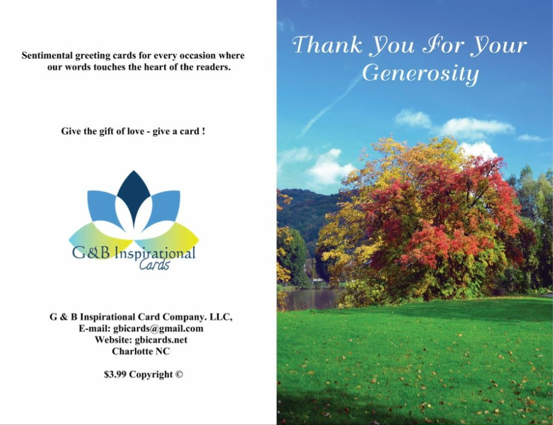 Thank You For Your Generosity #06