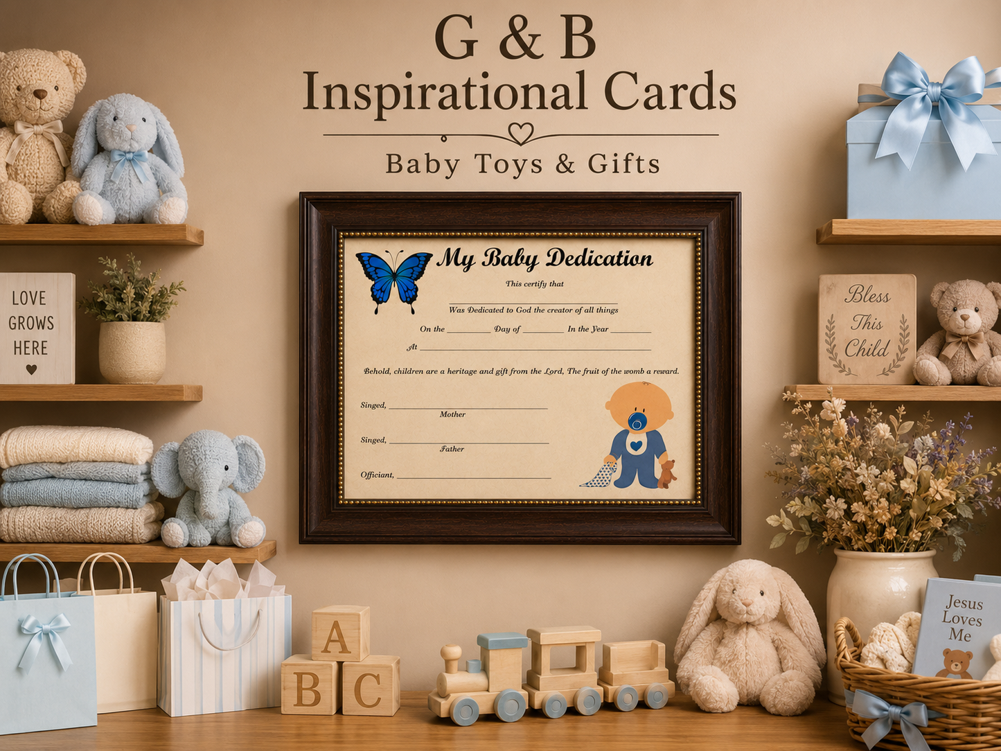 My Baby Dedication Instant Digital Download #05