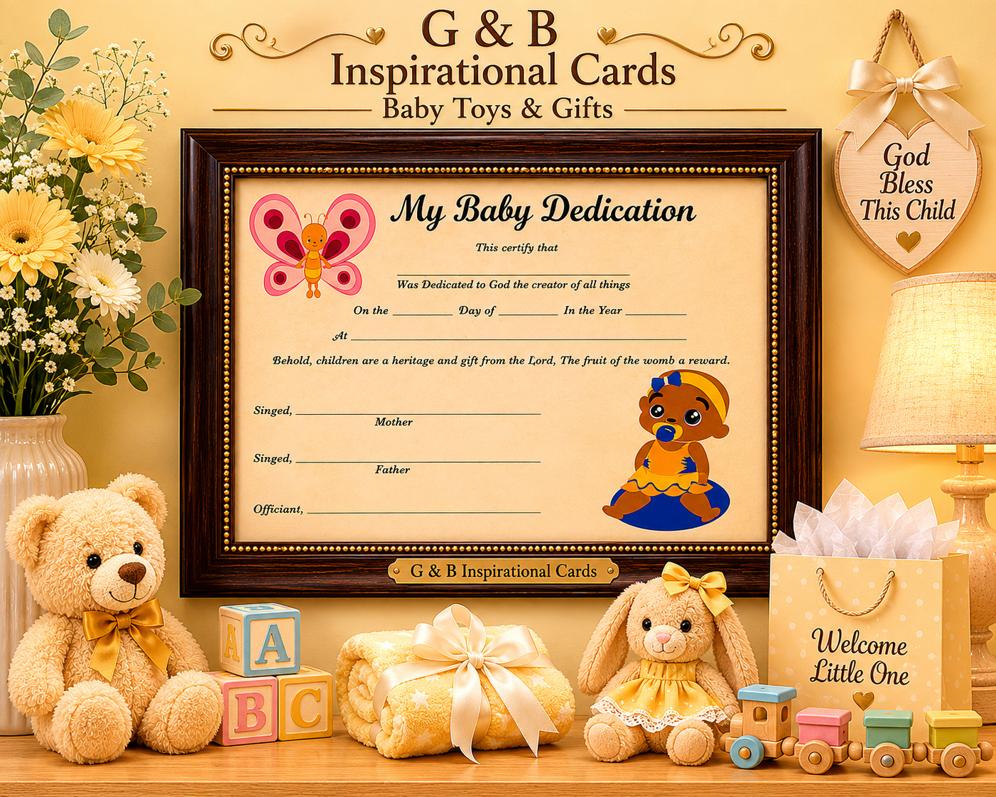 My Baby Dedication  Instant Digital Download #07