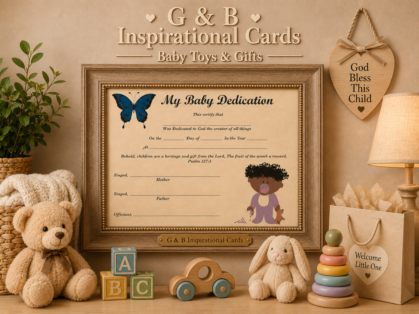 My Baby Dedication Instant Digital Download #04