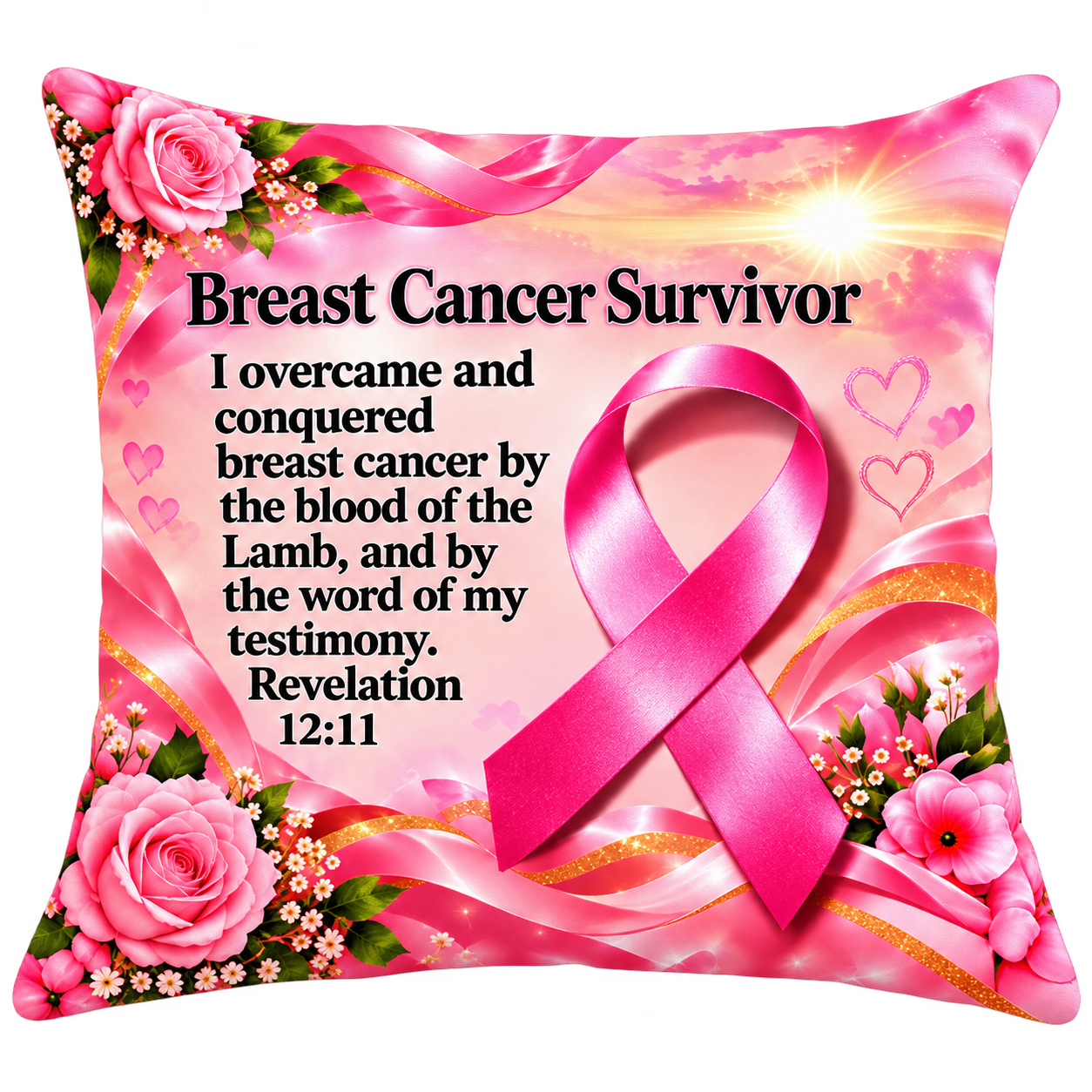 Breast Cancer Survivor Six Piece Gift Set/ Rev 12:11