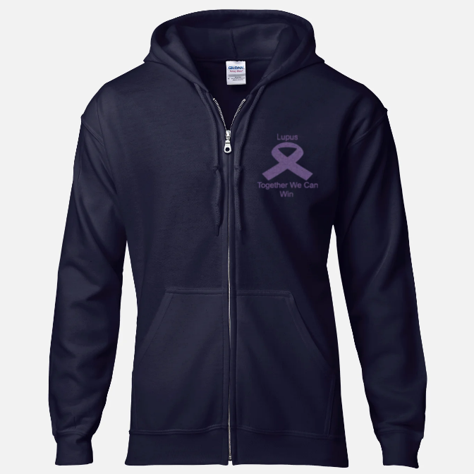 Lupus Zip Hooded Sweatshirt / Together We Can Win